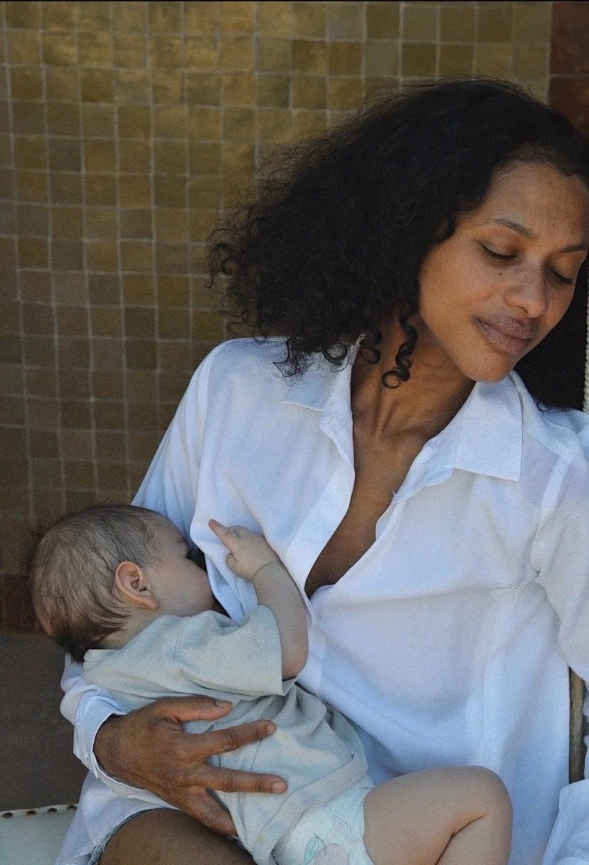 Noa | Chemise d'allaitement blanche